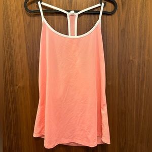 Coral Under Armour athletic tank